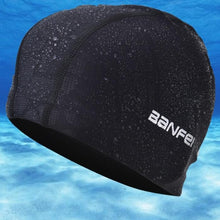 Load image into Gallery viewer, Swimming Caps Waterproof Caps Adult Swimming Hats for Men Black Blue Swimming Pooll Caps Badmts