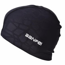 Load image into Gallery viewer, Swimming Caps Waterproof Caps Adult Swimming Hats for Men Black Blue Swimming Pooll Caps Badmts