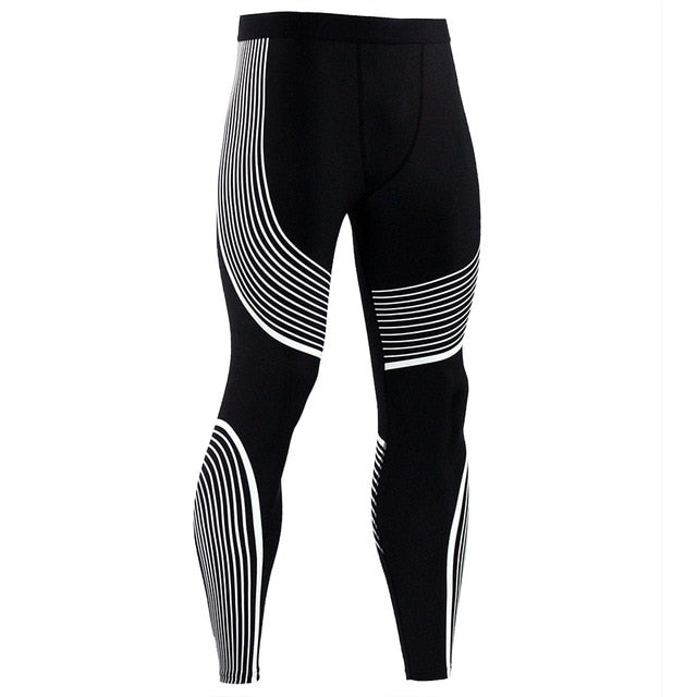 Mens Running Tights Compression Pants Rashgard Gym Tight Joggers Leggings Men Trousers Fitness Jogging Sport