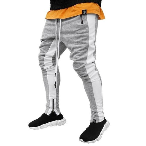 2020 Jogging Men Running With Zippr Sports Fitness Tights Gym Jogger Bodybulding Sweatpants Sport Male