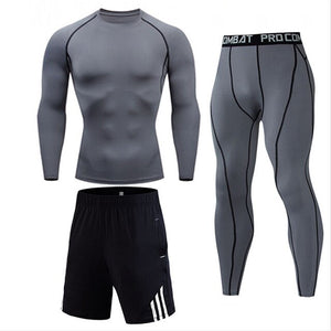 2020 New sale Compression sportswear Running tights Gym sweat Quick drying Jogging sports suits