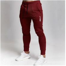 Load image into Gallery viewer, 2020 men&#39;s sports pants side stripes men&#39;s sportswear jogging cotton new men&#39;s gym sports pants