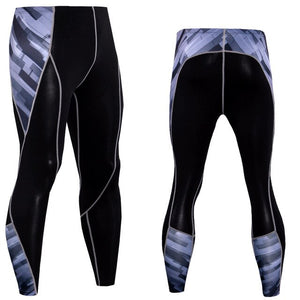 Men's compression sport running baskttball pants gym bodbilding pants jogging fitness skinny leggings