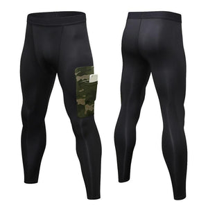 New Men CamoufIage Sport Running Tights Men's Gym Training Sport Jogging Running Pants Men Slim Sport