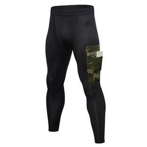 New Men CamoufIage Sport Running Tights Men's Gym Training Sport Jogging Running Pants Men Slim Sport