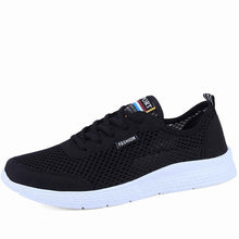 Load image into Gallery viewer, Men&#39;s Sports Shoes Low Male Snaekers Slip-on Running Shoes Men Fly Weaving Sport Shoe Male Black Footwear