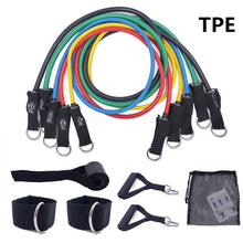 Load image into Gallery viewer, 12 PCS Latex Resistance Bands Set Exercise Bands with Handles Door Straps Gym Equipment for Home