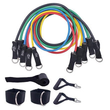 Load image into Gallery viewer, 12 PCS Latex Resistance Bands Set Exercise Bands with Handles Door Straps Gym Equipment for Home