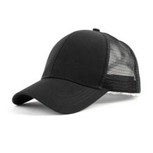 Load image into Gallery viewer, Summer Men Tenins Caps Ponytail Basebll Cap back Men Sun Shade Sport Mesh Hat Sport