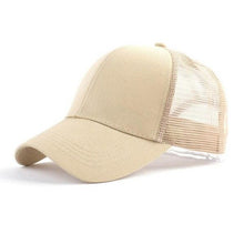 Load image into Gallery viewer, Summer Men Tenins Caps Ponytail Basebll Cap back Men Sun Shade Sport Mesh Hat Sport