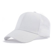 Load image into Gallery viewer, Summer Men Tenins Caps Ponytail Basebll Cap back Men Sun Shade Sport Mesh Hat Sport